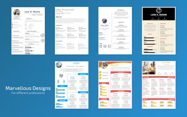 Resume Templates & CV Maker CA