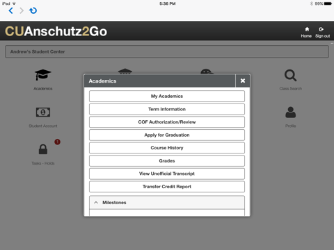 CUAnschutz2Go screenshot 3