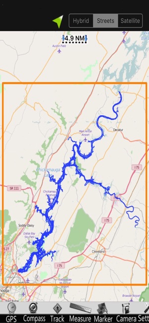 Chickamauga GPS Fishing Charts(圖5)-速報App