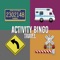 Featuring Bingo cards designed by MadeCreatively, Activity Bingo Travel is a one-of-a-kind game that is easy-to-play and entertaining for players of all ages