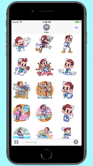 Funny Mr.Sailor Stickers