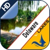 Delaware lakes GPS offline nautical fishing charts