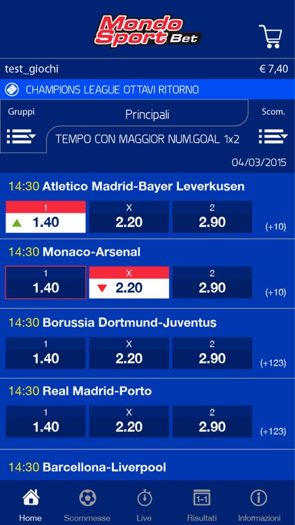 MondoSportBet2 Scommesse