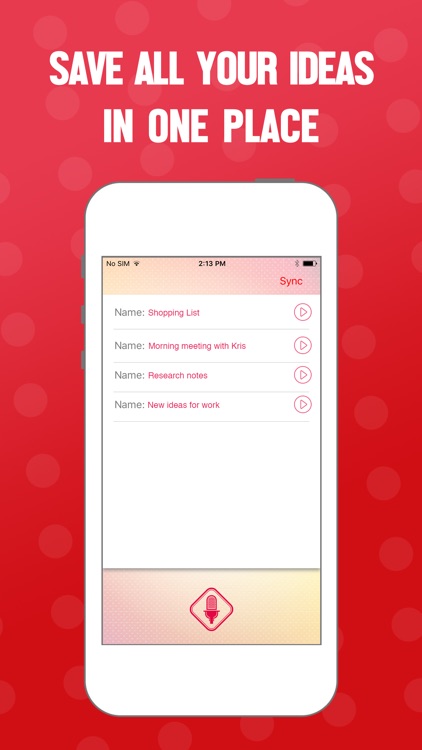 Voice Recorder Memos