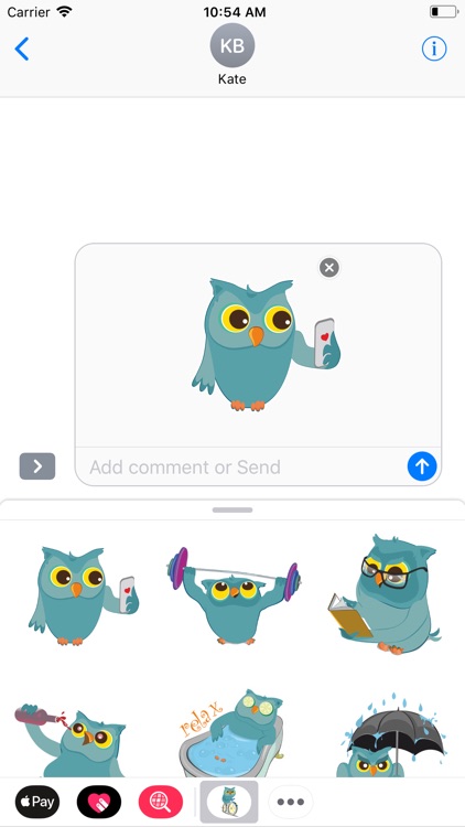 Owlly Stickers for iMessage