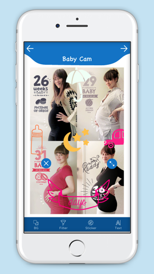 Baby Cam : Pregnancy Milestone(圖4)-速報App