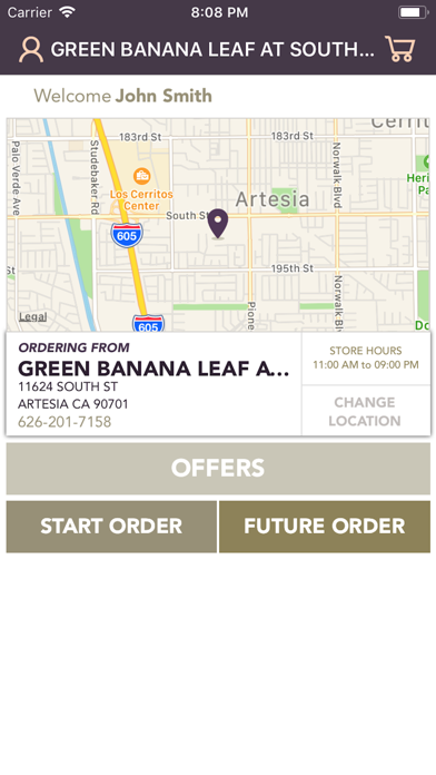 Green Banana Leaf South St screenshot 2