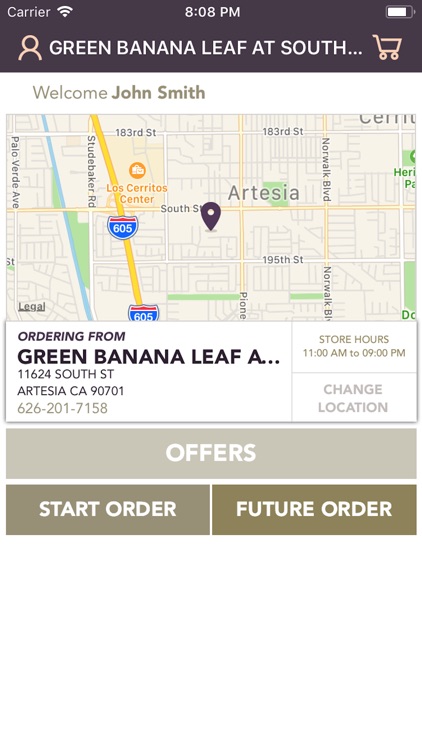 Green Banana Leaf South St