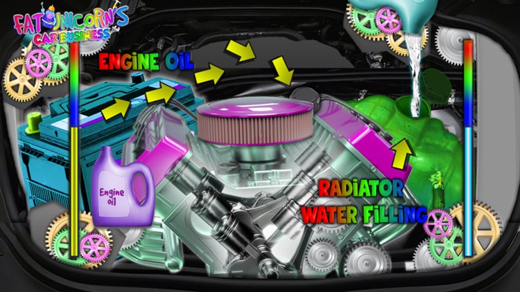 Mr. Fat Unicorn Car Mechanic screenshot-5