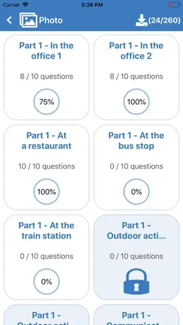 Game screenshot Prep for the Toeic test apk