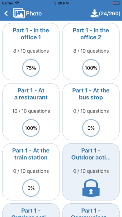 Prep for the Toeic test screenshot 2