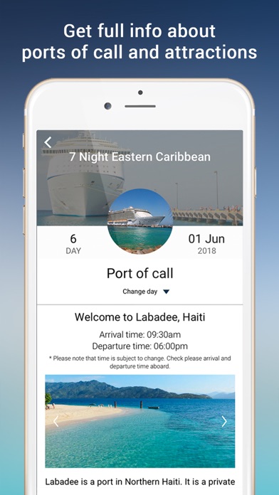 Cruise Itinerary App. CruiseBe screenshot 3