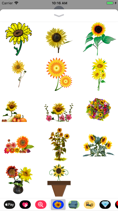 Sunflower Stickers screenshot 2