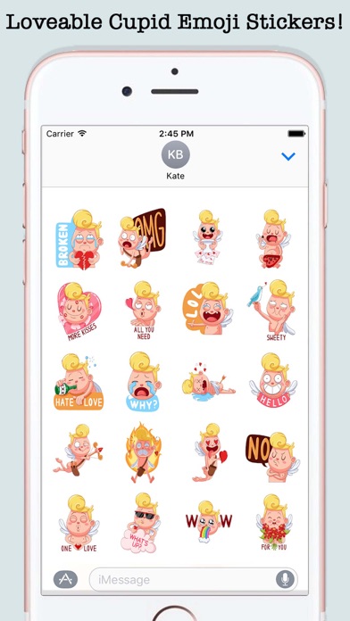 How to cancel & delete Love Cupid Emoji Stickers from iphone & ipad 1