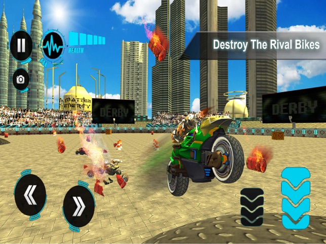 Bike Racing Demolition Derby, game for IOS