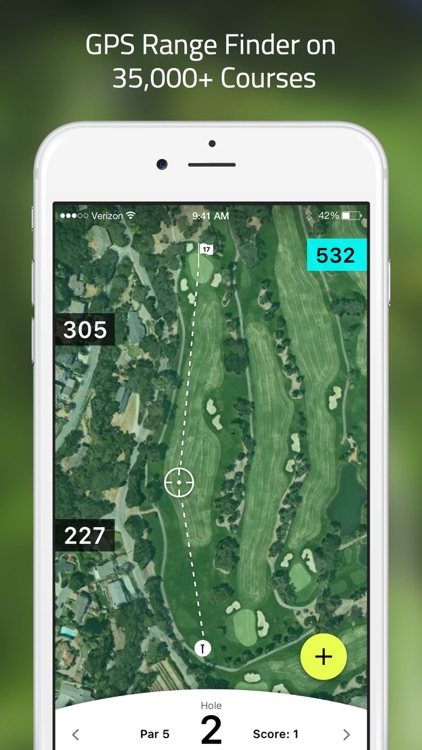 Golf GPS: scorecard range find screenshot-0