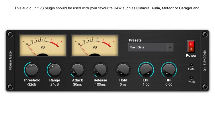 Noise Gate AUv3 Plugin