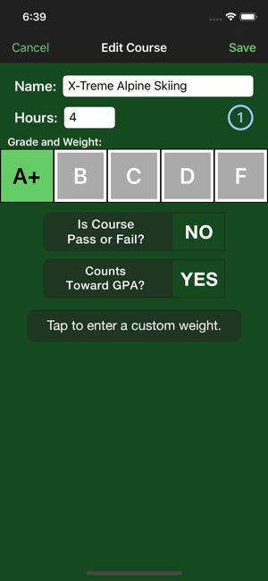 Fourpoint - A GPA Calculator(圖3)-速報App