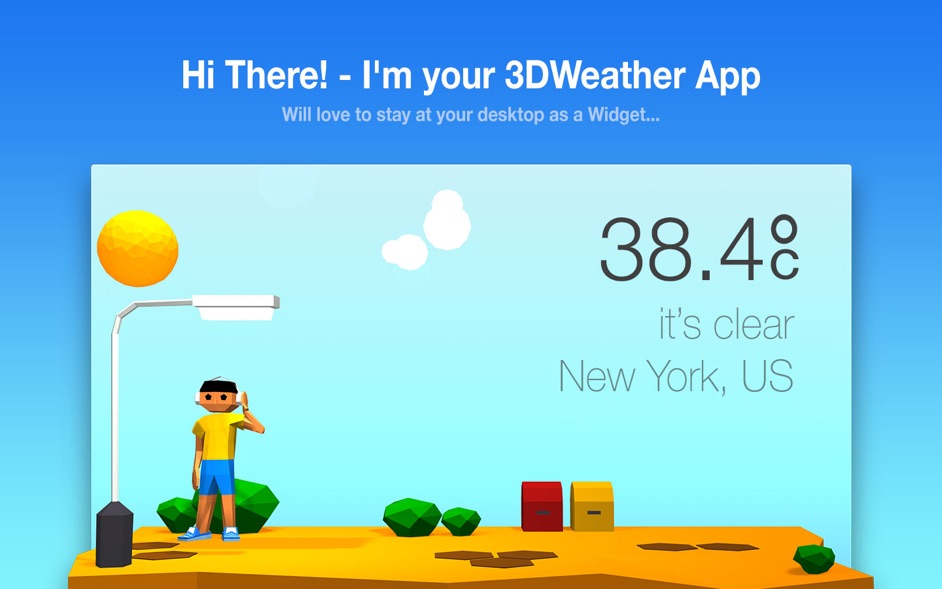 3DWeather 3.0  Get 3D weather alerts and forecasts