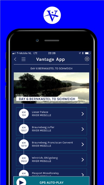 Vantage River App