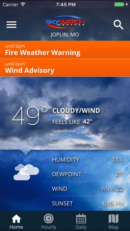 KOAM Sky Watch Weather