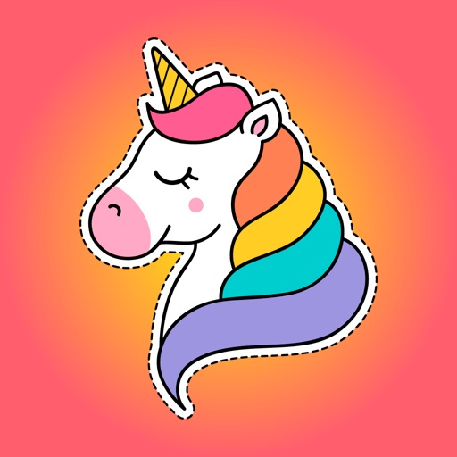 Cute Girly Stickers Style App icon