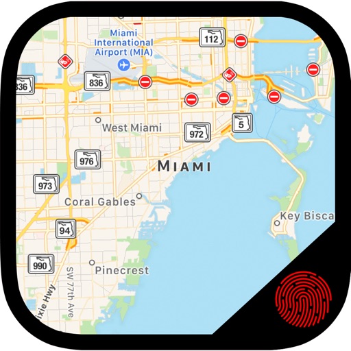 Maps+ Hide Photos inside Maps Using Fingerprint iOS App