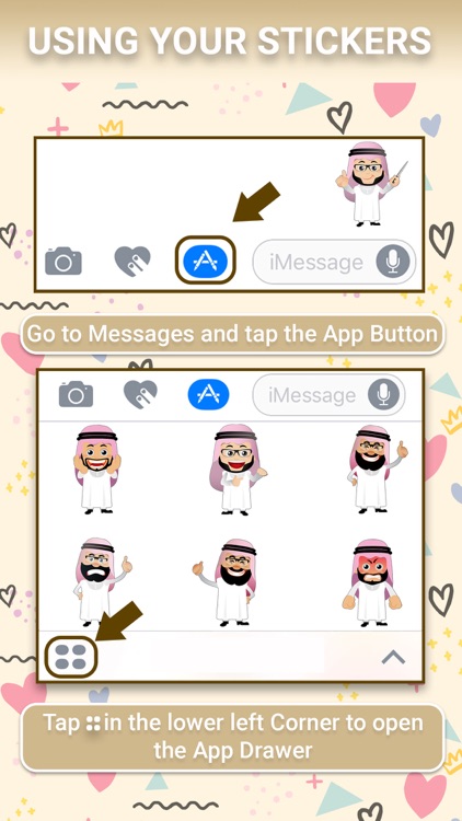 Arabic Avatar Animated Sticker