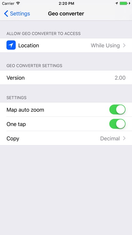 Geo converter HD lite screenshot-4