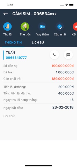 TIGO: Quản lý trả góp, cầm sim(圖3)-速報App