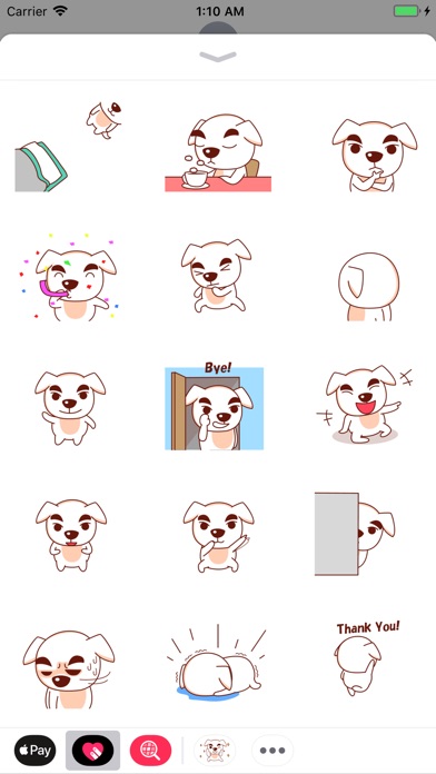 Fancy Pug Animated Stickers screenshot 2