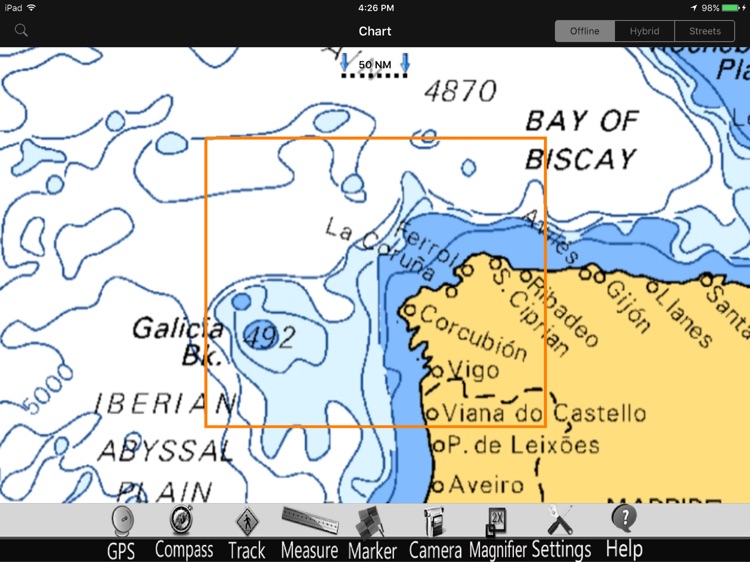 Galicia GPS Nautical Chart Pro screenshot-4