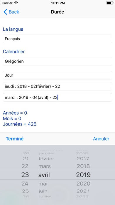Date Calculator App screenshot 3