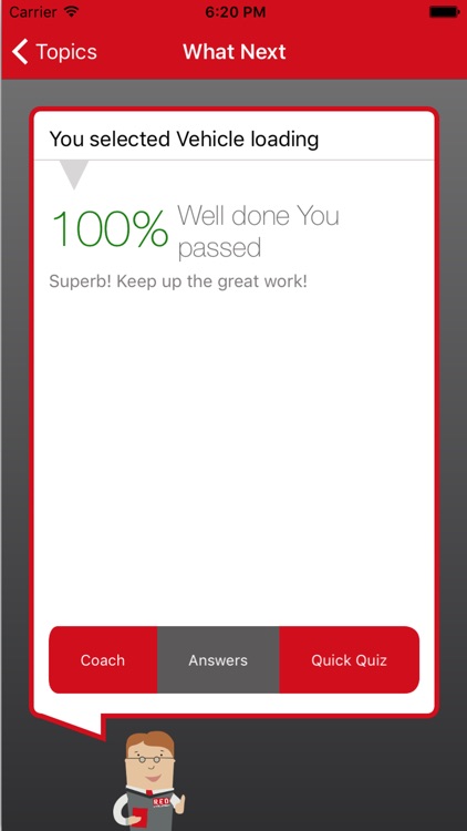 RED Theory Test