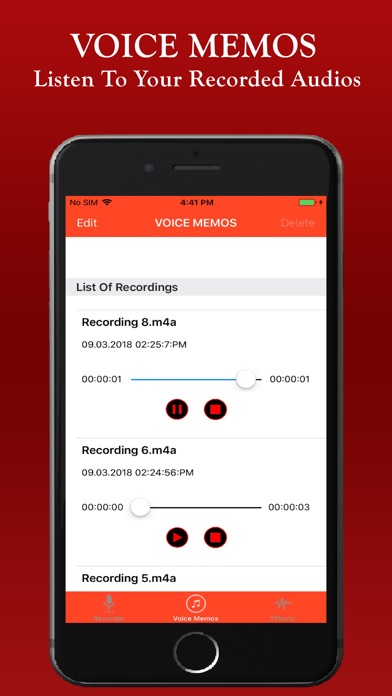 Voice Recorder - Audio Effects screenshot 4