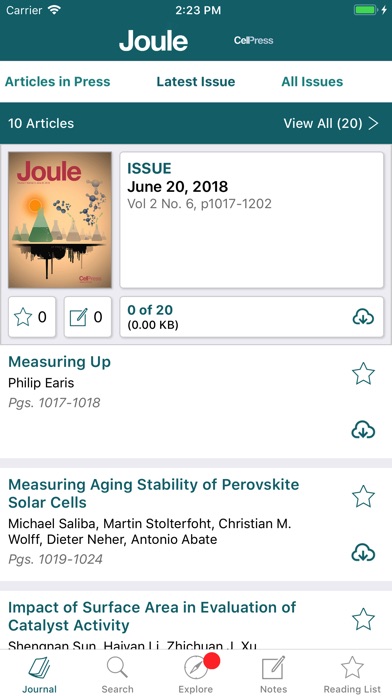 Joule Reader screenshot1