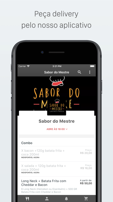 How to cancel & delete Sabor do Mestre Delivery from iphone & ipad 1