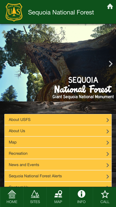 How to cancel & delete USFS: Sequoia National Forest from iphone & ipad 1