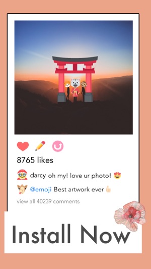 Emooji Pro: Stickers Camera(圖4)-速報App