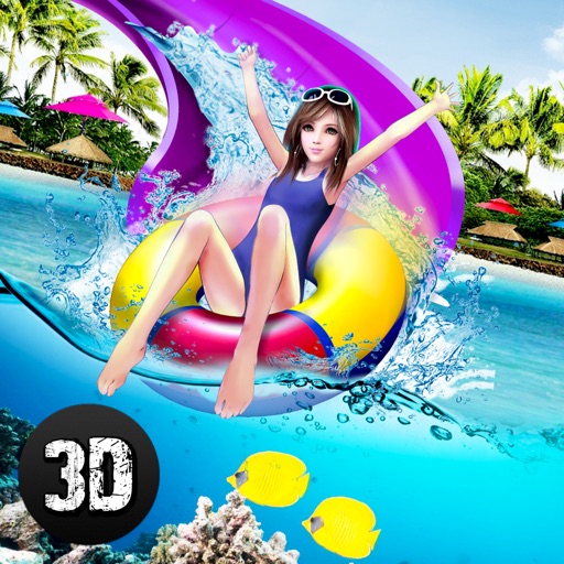 Uphill Water Park Racing Champion Icon