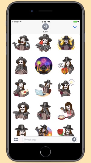 Guy Fawkes Stickers(圖1)-速報App