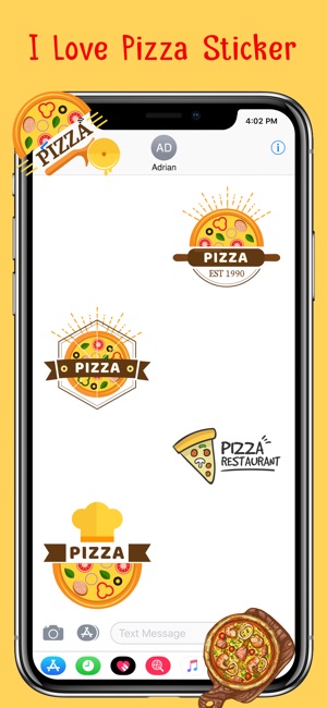 Loving Hot Pizza Stickers(圖4)-速報App