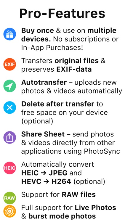 PhotoSync – transfer photos screenshot-3