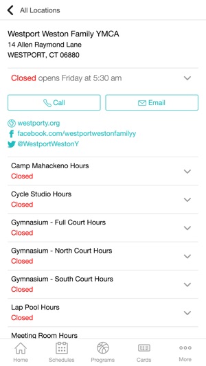 Westport Weston Family YMCA(圖1)-速報App