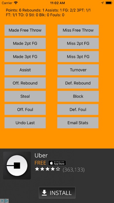 MTS Basketball Stats screenshot 3