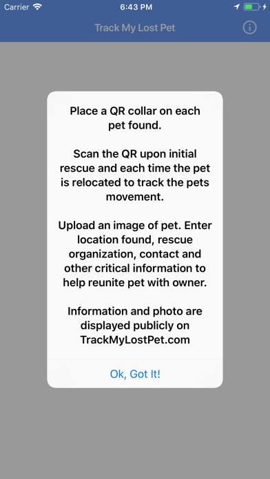 Track My Lost Pet screenshot 2