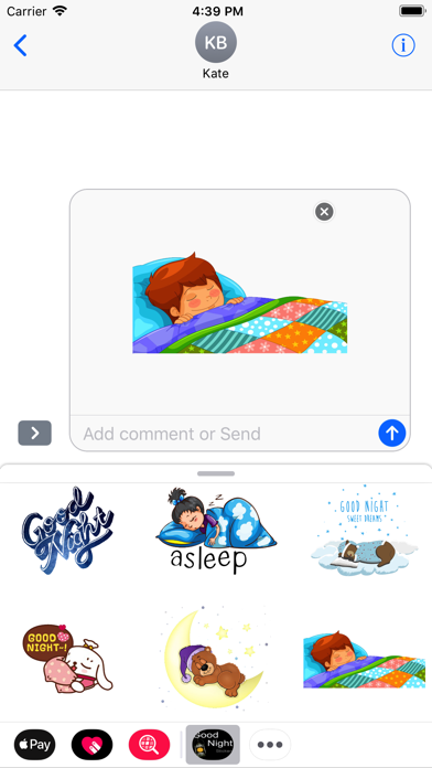 Good Night Stickers 2018 screenshot 2