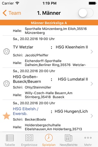 HSG Eibelshausen/Ewersbach screenshot 2