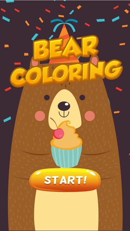 Bear Coloring and Painting Book