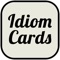 Learn English idioms in a fun and easy way via 1000 flashcards with pictures and pronunciation